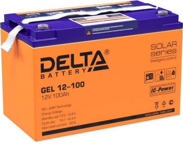 Аккумулятор для ИБП DELTA GEL12100 100А/ч-- - EN- - - -x-x-