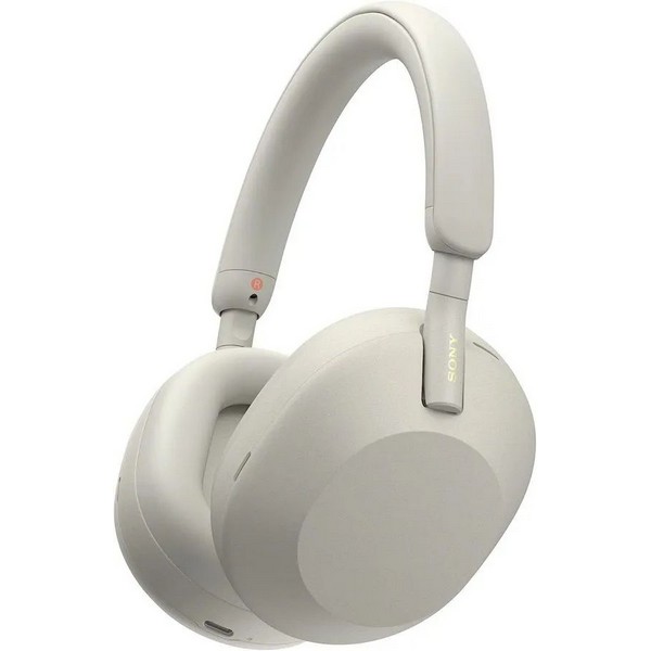 Bluetooth-гарнитура Sony WH-1000XM5 Bluetooth/3,5 мм белый/серебристый