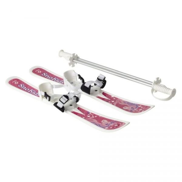 Комплект беговых лыж Hamax Sno Kids Children's Skis With Poles розовый, 70 см