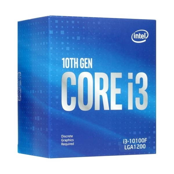 Процессор Intel Core i3-10100F 3.6-4.3 ГГц OEM