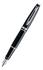 Ручка перьевая WATERMAN Expert 3 (S0951740) Black CT (F) чернила: синий перо нержавеющая сталь палладиевое покрытие